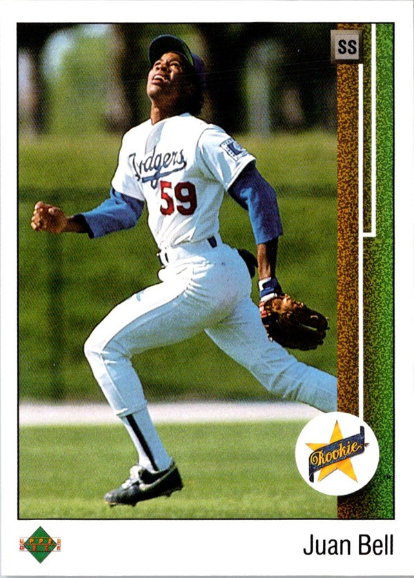 1989 Upper Deck Juan Bell #20 Rookie