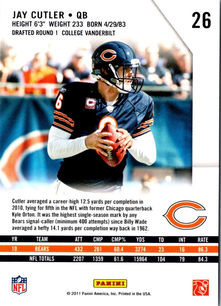 2011 Panini Jay Cutler