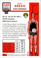 2007 Topps 1957-58 Variations Jeff Green #115