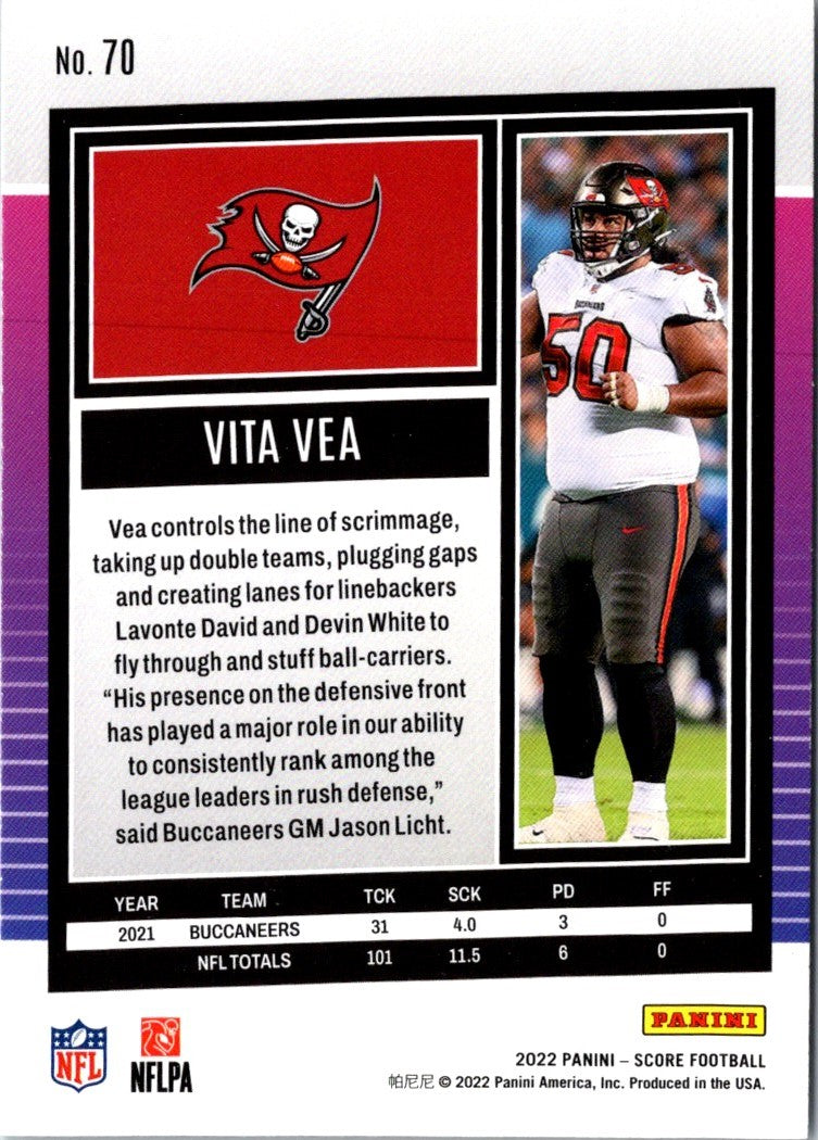 2022 Score Vita Vea