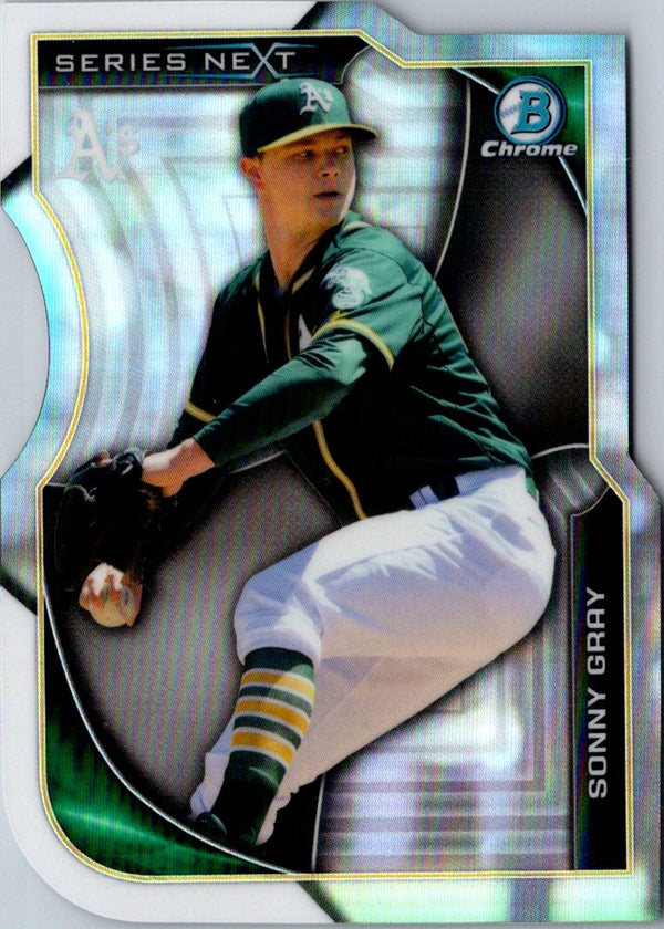 2015 Bowman Chrome Series Next Die Cuts Sonny Gray #SN-SG