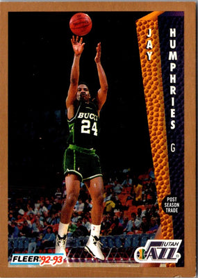 1992 Fleer Jay Humphries #222
