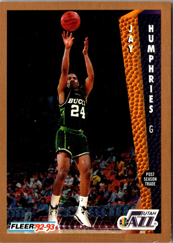 1992 Fleer Jay Humphries #222