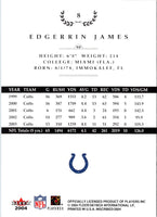 2004 Fleer Inscribed Edgerrin James #8