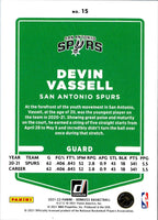 2021 Donruss Devin Vassell #15