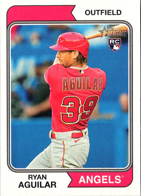 2023 Topps Heritage Ryan Aguilar #309 Rookie