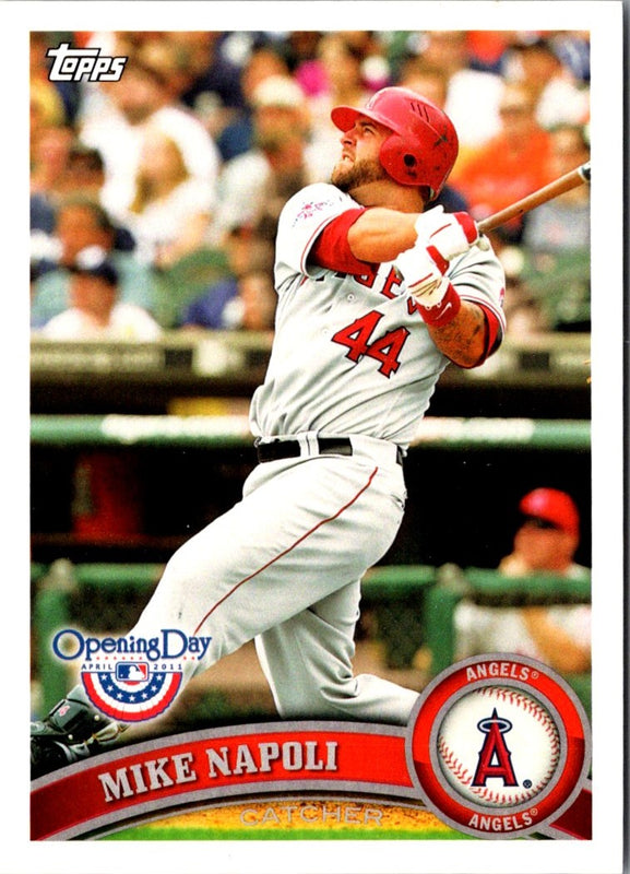 2011 Topps Opening Day Mike Napoli #97