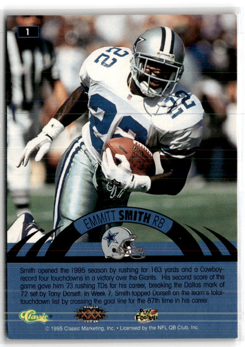 1995 Classic Images Limited Emmitt Smith