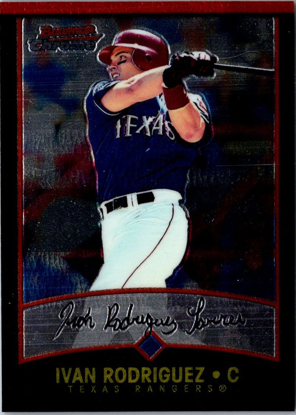 2001 Bowman Chrome Ivan Rodriguez #86