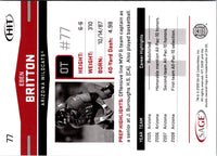 2009 SAGE HIT Glossy Eben Britton #77