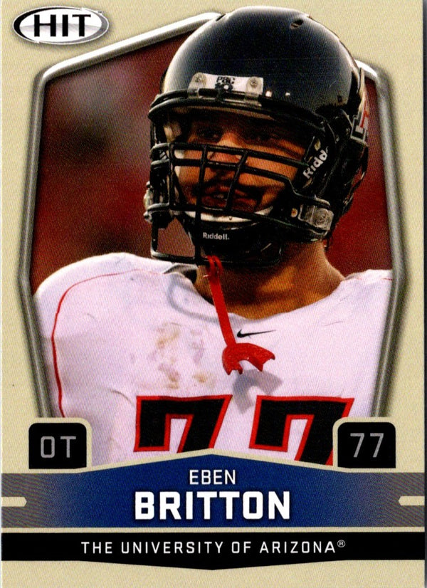 2009 SAGE HIT Glossy Eben Britton #77