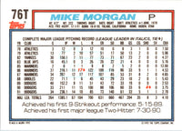 1992 Topps Traded Mike Morgan #76T