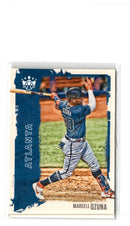 2021 Panini Diamond Kings Blue Marcell Ozuna