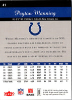 2006 Flair Showcase Peyton Manning #41