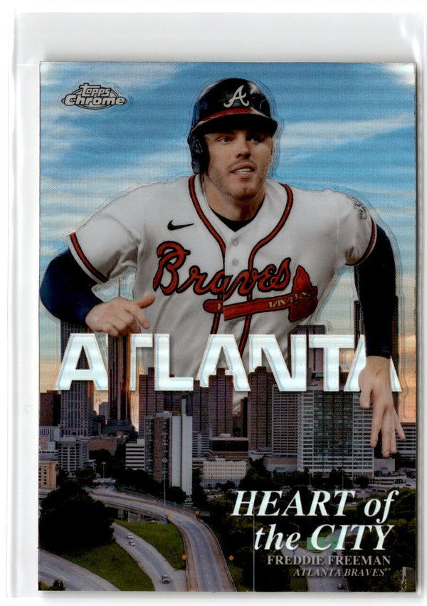 2022 Topps Chrome Heart of the City Freddie Freeman #HOC-5