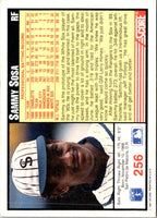 1991 Score Sammy Sosa #256
