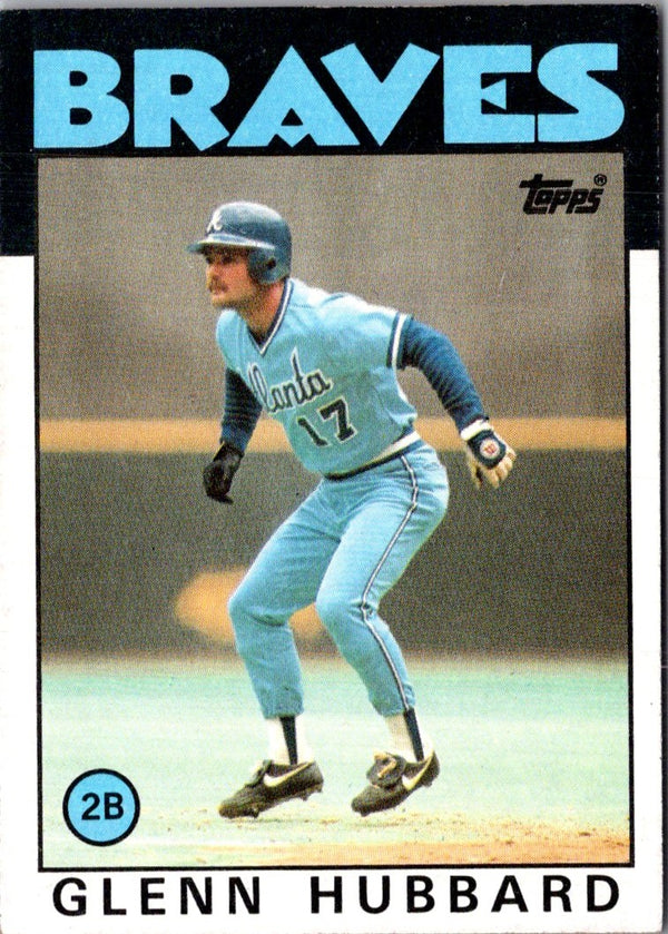 1986 Topps Glenn Hubbard #539