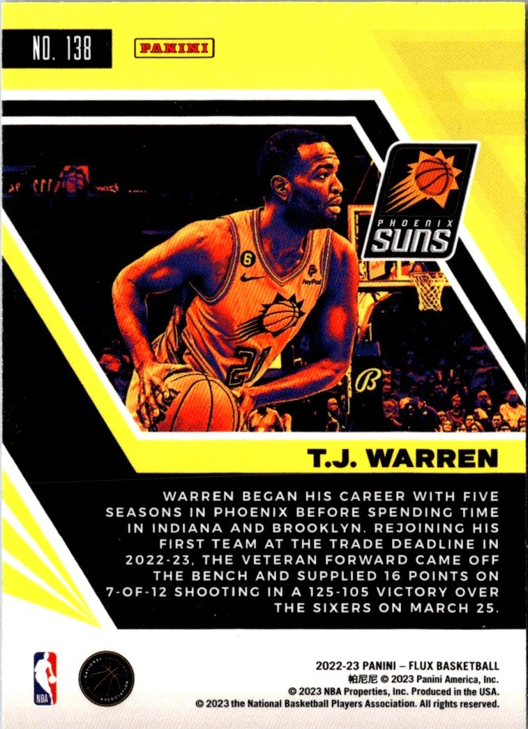 2022 Panini Flux T.J. Warren