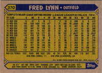 1987 Topps Fred Lynn #370