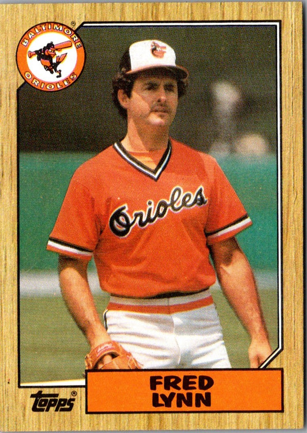 1987 Topps Fred Lynn #370