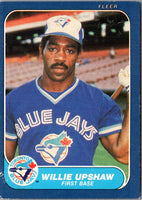 1986 Fleer Willie Upshaw #72