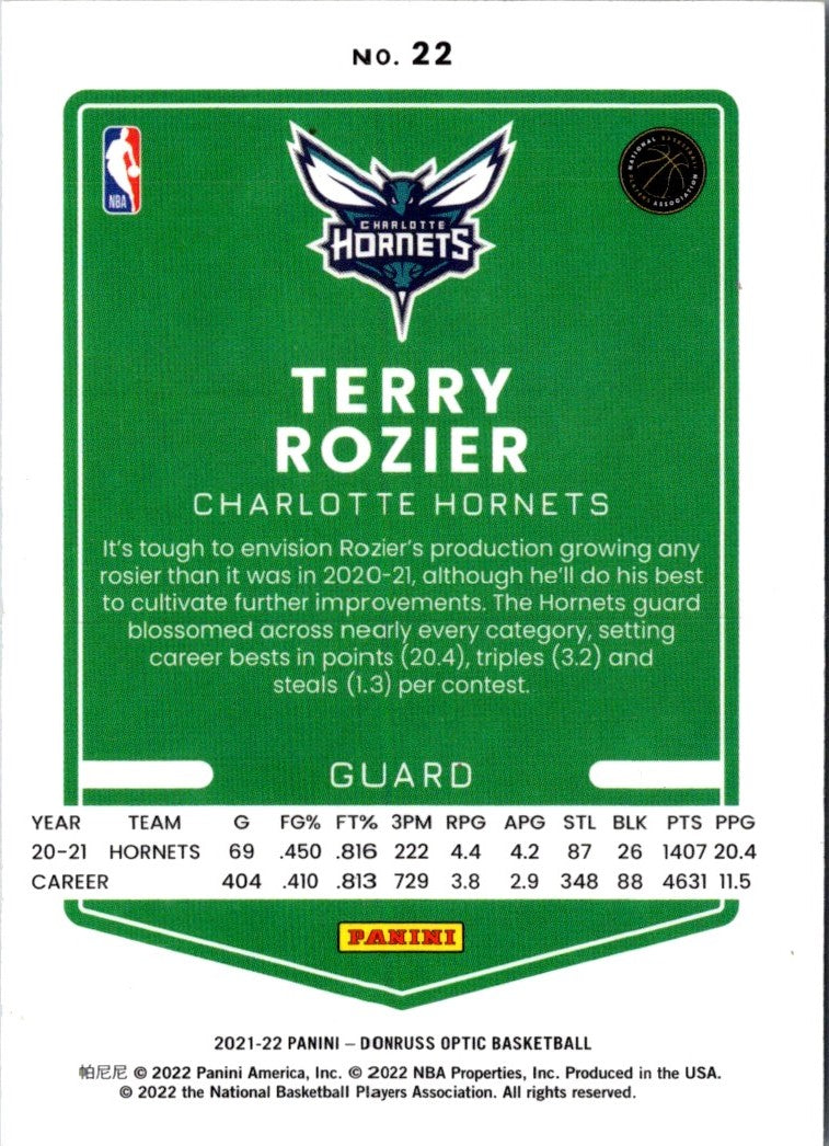 2021 Donruss Optic Terry Rozier III