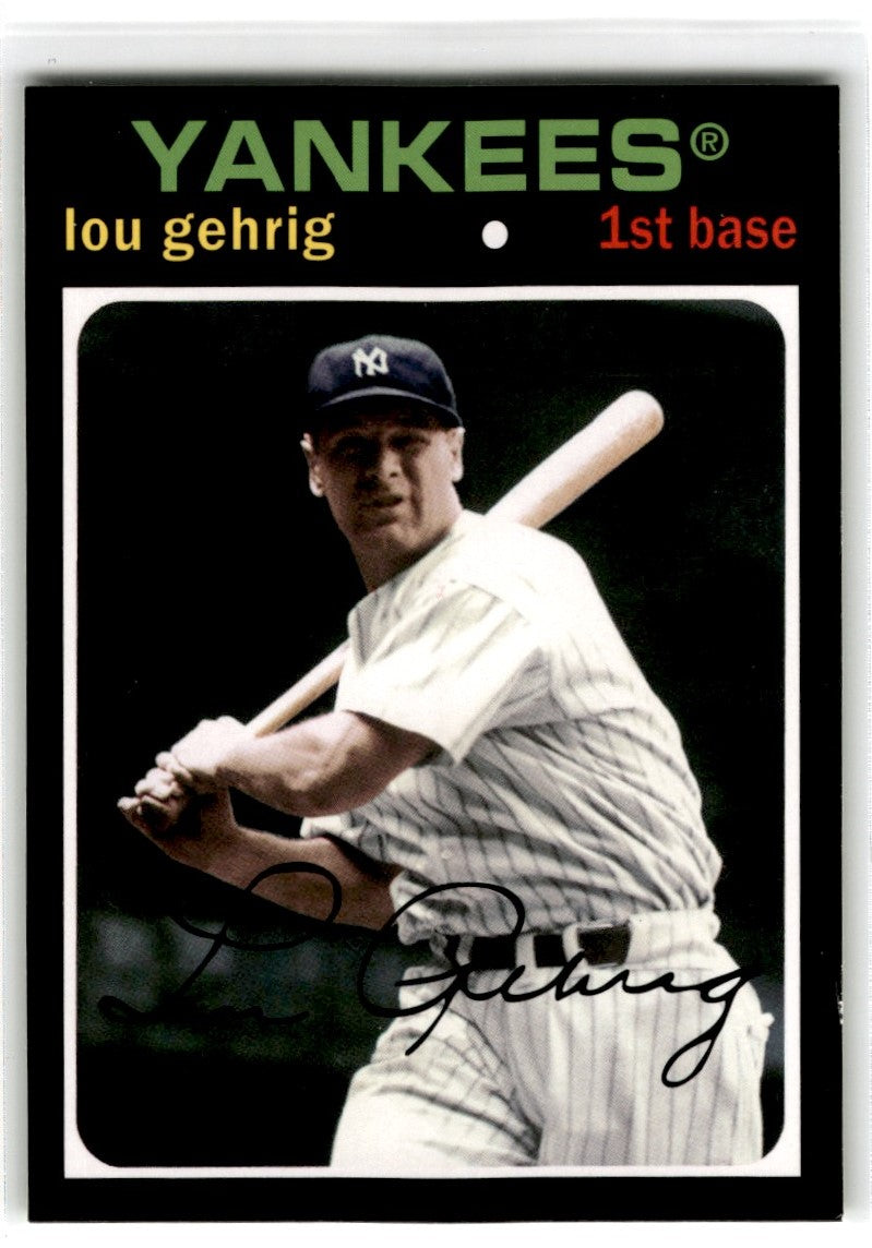 2012 Topps Archives Lou Gehrig