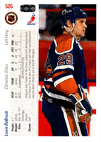 1991 Upper Deck Louie DeBrusk #526 Rookie