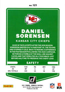 2021 Donruss Press Proof Red Daniel Sorensen