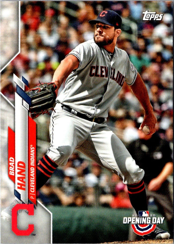 2020 Topps Opening Day Brad Hand #195