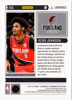 2021 Panini Chronicles Keon Johnson #255