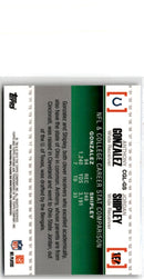 2010 Topps Chrome Gridiron Lineage Anthony Gonzalez/Jordan Shipley