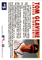 1993 Fleer Tom Glavine Career Highlights Tom Glavine #9