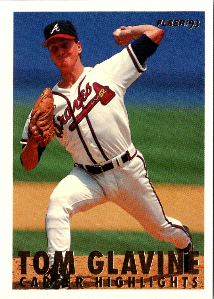 1993 Fleer Tom Glavine Career Highlights Tom Glavine