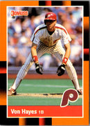 1988 Donruss Baseball's Best Von Hayes