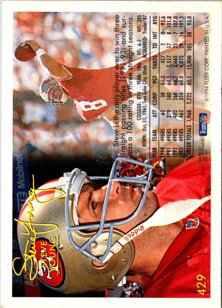 1994 Fleer Steve Young