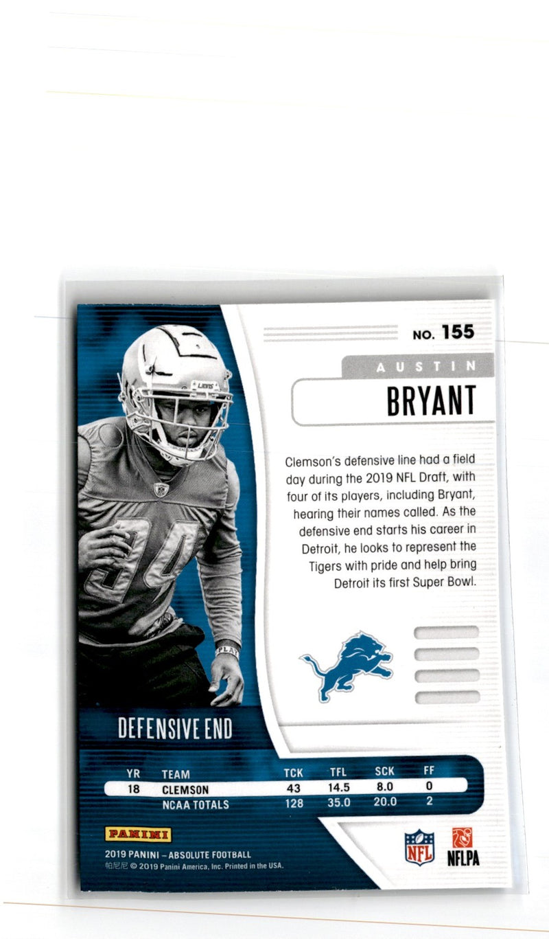 2019 Panini Absolute Austin Bryant