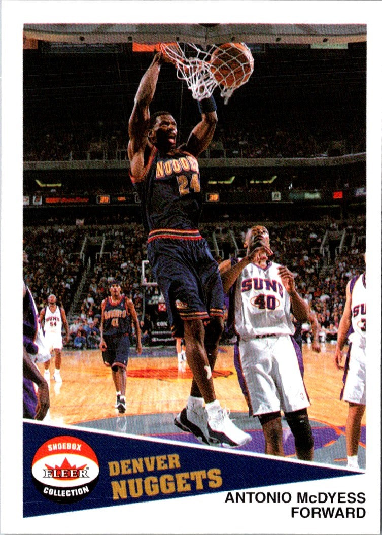 2001 Fleer Shoebox Antonio McDyess