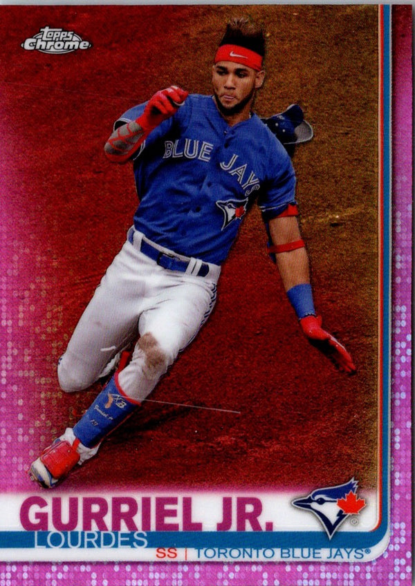 2019 Topps Chrome Pink Refractor Lourdes Gurriel Jr. #118