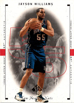 1998 SP Authentic Jayson Williams #58