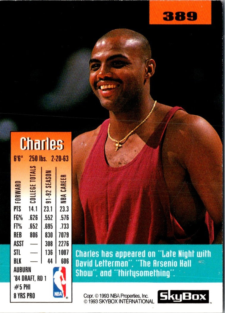 1992 SkyBox Charles Barkley