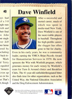 1993 Upper Deck Gold Hologram Dave Winfield #40