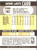 1990 Fleer Antoine Carr