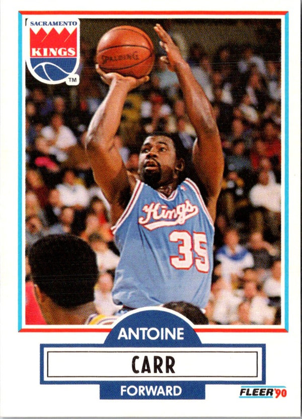 1990 Fleer Antoine Carr #163