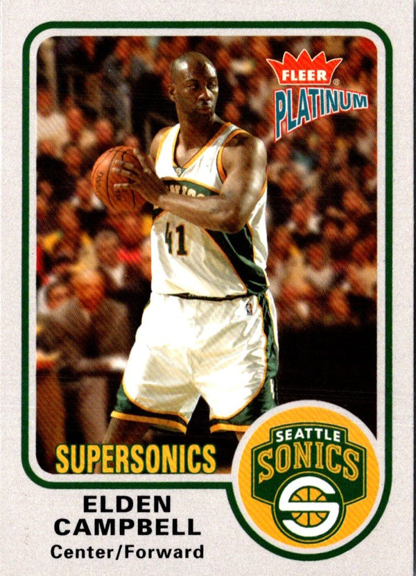 2002 Fleer Platinum Elden Campbell #30