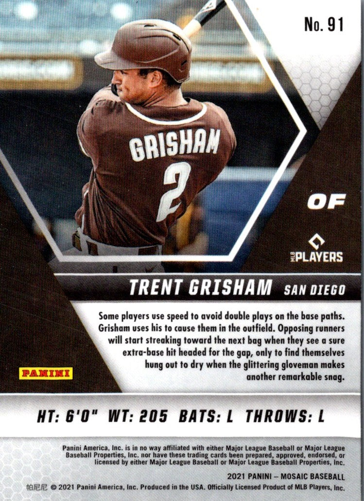 2021 Panini Mosaic Trent Grisham