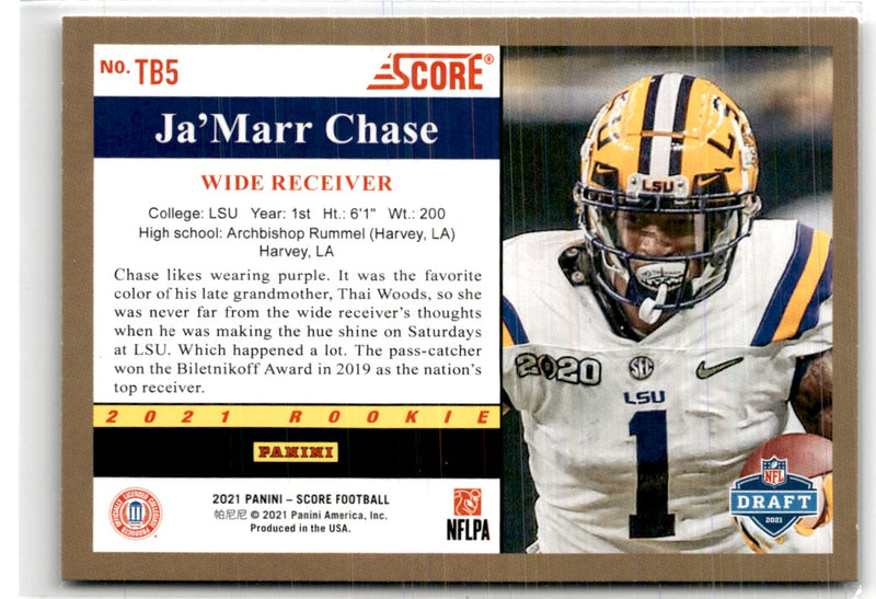 2021 Score 1991 Throwback Ja'Marr Chase