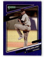2021 Donruss Holo Blue Dinelson Lamet #211
