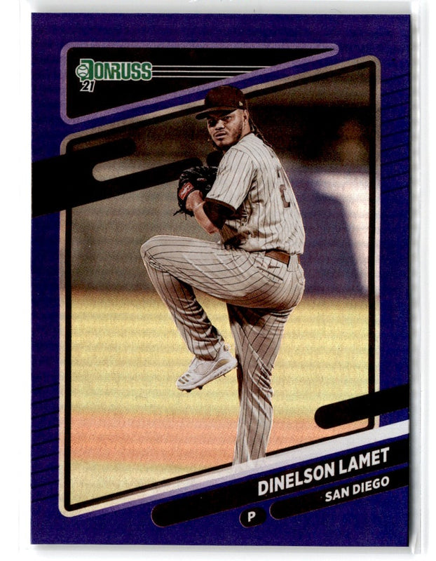 2021 Donruss Holo Blue Dinelson Lamet #211