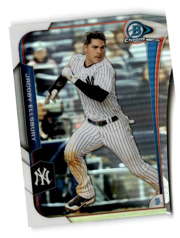 2015 Bowman Chrome Refractors Jacoby Ellsbury #141 /499